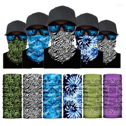 Bandanas 1pc unisexe cache-cou escalade randonnée écharpe Sport Mascarilla chapeaux moto Turban main foulards magiques bandeau