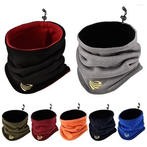 Pañuelos 1 Pza invierno Camping polar cuello polaina esquí tubo bufanda Snowboard media cara máscara cubierta para hombres mujeres al aire libre a prueba de frío Collar