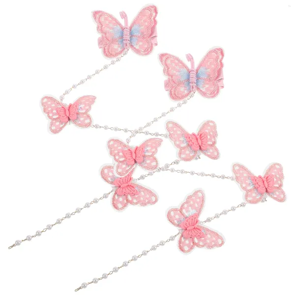 Bandanas 2 PCS Children's Butterfly Clip Clipins Hairpins Accessoires pour filles Chauffe