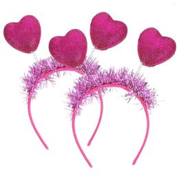 Bandanas 2 pièces décorent les accessoires de bandeau d'amour Miss accessoires de cheveux romantiques couvre-chef
