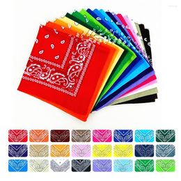 Bandanas 24 Styles Hip Hop Bandana Man Women Fashion Outdoor Headbands Hair Band Pols Wraps Scarves Hoge kwaliteit accessoires