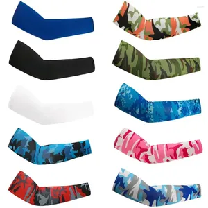 Bandanas 2pcs unisex koelarm mouwen bedekken sport lopende UV zonbescherming Outdoor mannen vissen fietsen voor huidtattoos