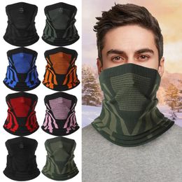 Bandana's 3-1PCS Wintermasker Cover Halswarmer Outdoor Fietsen Sjaal Ademend Gezicht Ski Winddicht Verdikt Voor Mannen
