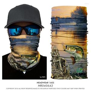 Bandanas 3D pêche Bandana randonnée cou plus chaud chapeaux bandeau crème solaire coupe-vent chasse cagoule visage bouclier Camping Sports de plein air