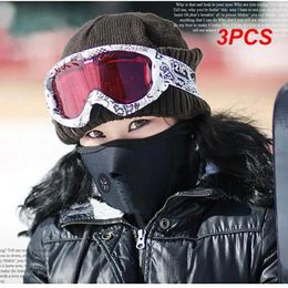 Bandana 3PCS Winddicht Fietsmasker Fiets Stofdicht Ski Snowboard Buitensporten Maskers Hals Half Gezicht Bivakmutsen Winter