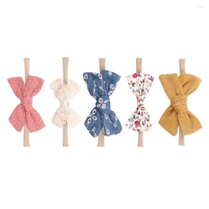 Bandanas 5 pièces accessoires de cheveux bandeau à nœud pour bébé fille couvre-chef bambin fête tout-petits