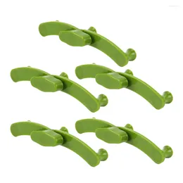 Bandanas 5 pc's plantentakken clips buigen klemmen klemmen lage spanning bevestigen