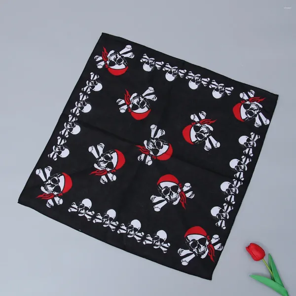 Bandanas 6 Piezas Diadema Pirata Pañuelo Calavera Bandana para Hombres Cosplay Hombre Algodón