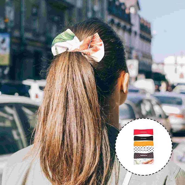 Bandanas, 6 uds., diademas de tela para hacer moños, herramientas de estilismo para el cabello, bandas torcidas para mujer, para peinados, regalos, decoraciones