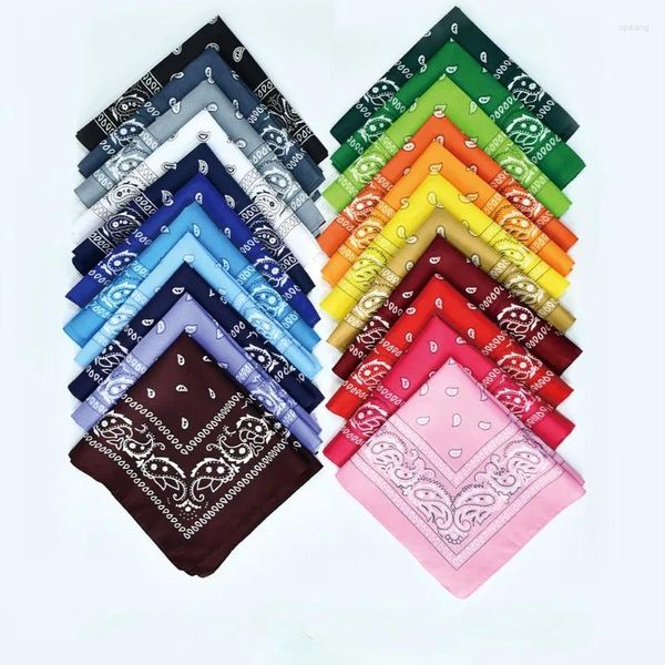 Bandanas 6pcsHip Hop Bandana 23 estilos Hombre Mujer Moda Diademas para exteriores Banda para el cabello Muñequeras Bufandas de alta calidad