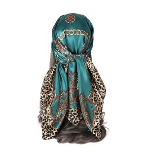 Bandanas 90X90CM Dustproof 2023 Luxury Sunscreen Square Bandanna Fashion Kerchief Autumn Female Silk Scarves Print Shawl foulard bandanna GC2023