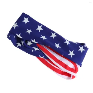 Bandanas America Flag Patriotic Headbands USA Elastische Turban Bandana Head Wrap for Event