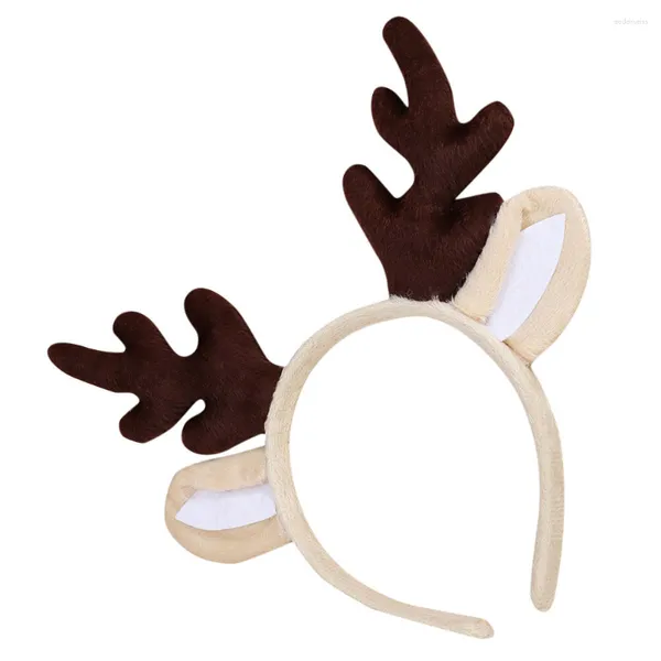 Bandanas Antler Headband Performance Prop Kid Accesorio para el cabello Trajes de juego de roles Aros de Navidad Kids Christmas Hairband