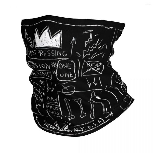 Bandanas Basquiats Art Bandana hiver cache-cou hommes coupe-vent enveloppement visage écharpe pour randonnée guêtre bandeau