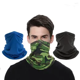 Bandanas Magic Magic Silk Scarf para hombres y mujeres Masque a prueba de viento al aire libre Riding