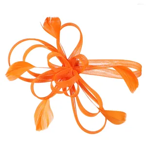 Bandana Bruids Fascinator Hoofddeksel Hoofdtooi Haar Clip Bruiloft Bruid Hoofddeksels Hoofddeksels Pin