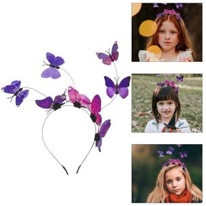 Bandanas Butterfly Bandband Hair Accessory Pièces fascinateurs Décoratif Party Heart Thé