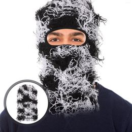 Bandana's Camo Skimasker Muts Cool Klimuitrusting Uitrusting Harig Polyester Grafisch Harige man Bivakmuts Fuzzy Outdoorkleding