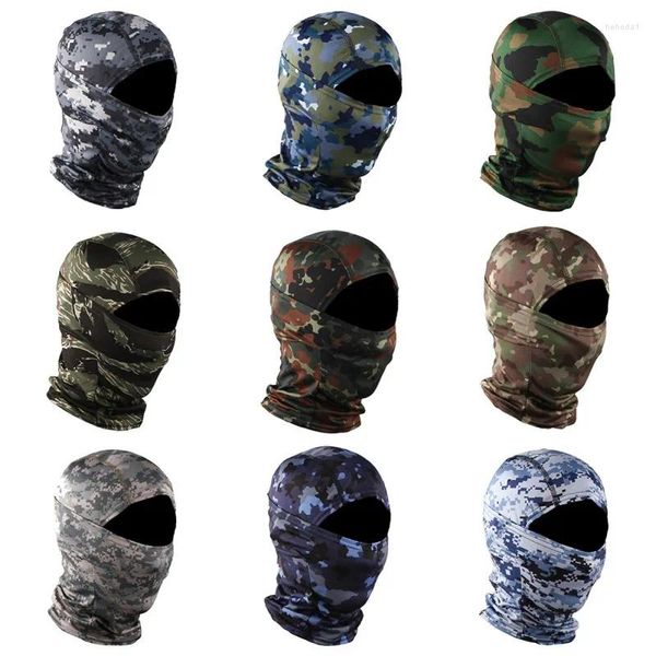 Bandanas Camouflage cagoule masque complet écharpe randonnée cyclisme chasse armée vélo militaire couvre-chef casquette tactique hommes