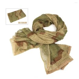 Bandanas camouflage net Tactical Mesh net camo camo écharpe sniper face voile coucher