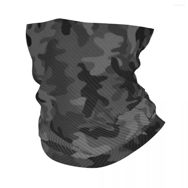 Bandanas de carbono Camo Bandana cuello polaina protección UV cara bufanda cubierta hombres mujeres ejército militar camuflaje sombreros tubo pasamontañas