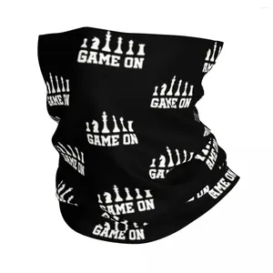 Bandanas joueurs d'échecs, bandeau d'hiver chauffe-cou pour hommes et femmes, randonnée, course, Tube écharpe, jeu de société, visage, guêtre