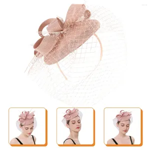 Bandanas pour femmes, chapeau de Cocktail, accessoires pour cheveux, mariage, bandeau fascinateur en maille, Vintage