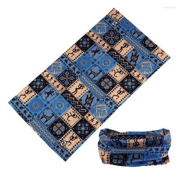 Bandanas Coloré Floral Cyclisme Chapeaux Homme Foulards Polyester Équitation Cache-Cou Écharpe Paysage Bandana Sport En Plein Air Bandeaux