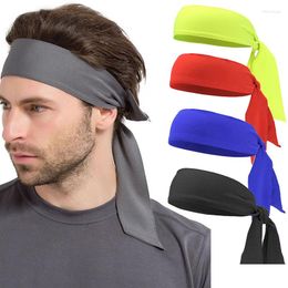 Bandanas Cotton Spandex Hair Tie Men Band Women Sports Back Hoofdband Yoga Ribbon Moisture Accessoires Sweatband Gift