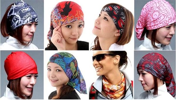 Bandanas masque de cyclisme bandeau Turban magique Sports de plein air demi-visage écharpe de vélo couverture de vélo plus chaud