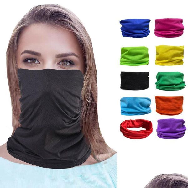 Bandanas Radfahren Reiten Magic Head Gesichtsschutzmaske Halsmanschette Biker Tube Bandana Schal Armband Beanie Outdoor Sport Lulubaby Dhtkb