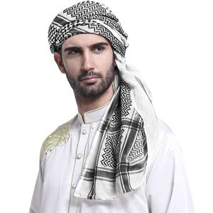 Bandanas Durag 55 pouces 140 cm pour hommes Grands câchis de châchison musulman arabe arabe SHEMAGH SHARNE BANGET BONNET HIEDSCARF 240426