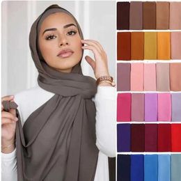 Bandanas Durag Classic Muslim Girl Mariffon Bandon Bande Femme Long Band Band Femme Band Sounion 180 * 70 cm Bandeau 240426