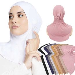 Bandanas Durag Ramadan Modal Muslim Femmes Jersey Headscarf Hijab Bowl