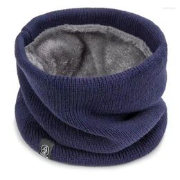 Bandanas eeoxhl winddichte sport sjaal sjaal Infinity winter dubbele laag nek warmer gebreide fleece gevoerde cirkellus sjaals geschenken