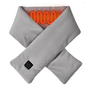 Bandana's Elektrisch verwarmde sjaal USB-opladen Nekverwarmingskussen Koudbestendige thermische wikkelwarmer Wasbaar voor buiten kamperen Wandelen
