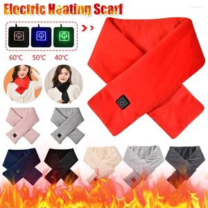 Bandanas chauffant électrique, écharpe de Ski, 3 vitesses réglables, chauffe-cou, couverture d'hiver lavable pour femmes et hommes, enveloppe polaire