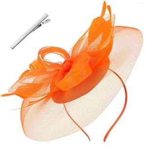 Bandanas Engelse titel: Fascinator Hat Cocktail Tea Party Headband Headwar Hair Accessories Easter Hats Hoofdtooi Girls Women Women