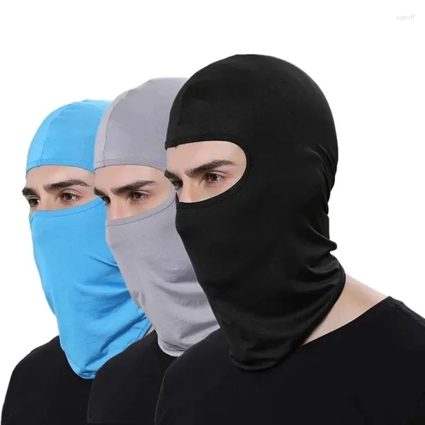 Bandanas Mascarilla Ciclismo Pasamontañas Cubierta Completa Sombrero Lycra Esquí Cuello Verano Sol Protección Ultra UV Delgada