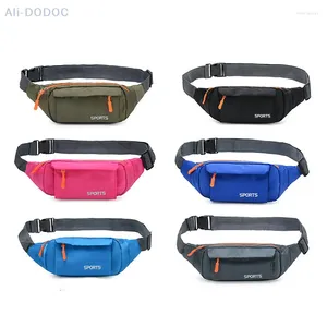 Bandanas mode heren multicolor taille packs waterdichte hardlooptas buiten sportgordel rijden mobiele telefoon fanny pack gym tassen