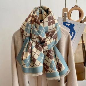 Bandana's Mode Sjaal Dames Luxe Sjaal Premium Alfabet Warm Dubbelzijdig Kasjmier Klassieke Kwastje Grote Maat Hoofddoek