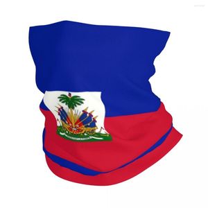 Bandana's Vlag van Haïti Bandana Winter nekwarmer heren winddichte wikkel gezichtssjaal voor wandelen Gaiter hoofdband