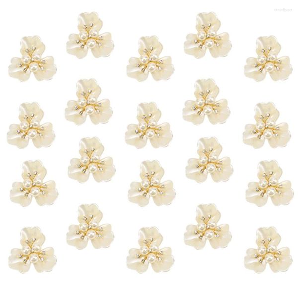 Pañuelos Accesorios de flores Diamante de imitación Cabello Diy Perla Flatback Headwears Broche de camelia Adornos Accesorios Horquilla High Enddecorative