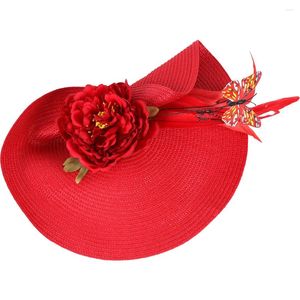 Bandanas Flower Hair Accessoires Head Party Headpice Bride Fascinator Fascinators For Women Banque de chapeaux de mariage Banquet de mariage