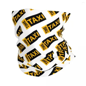 Bandana's Grappige chauffeur Taxi Tijd Bandana Nekwarmer Heren Dames Winter Ski Tube Sjaal Gaiter Face Cover
