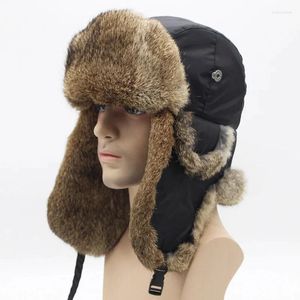 Bandanas fur chapeau lei hiver chaud en tissu de mâle top cheveux cheveux petits capuchons épaissis de protection de l'oreille tête extérieur de randonnée de randonnée