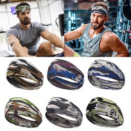 Bandanas cheveux accessoires hommes bandeau en plein air Fitness bandeau bandeaux mode foulard chapeaux doux large Turban bandeau bricolage