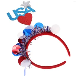 Bandanas Hair Band Independence Day Bandband Decorative Hairband Party Decorations Bandbands Wafer Bands For Headdress Hoops Prop Célébration