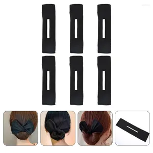 Bandanas Hair Bun Maker Donut Band Holder Shaper Toolponytail Rope Thin Styling Franse kapsel rommelige snap roll clip donut toename