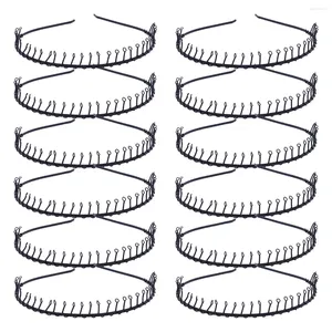 Pañuelos Diadema para el cabello Aro de metal Diademas para los dientes Peine Bandas para mujeres Banda para el cabello Diadema para la cabeza no negra Aros de alambre Plainanti Wavys Ports Hombres